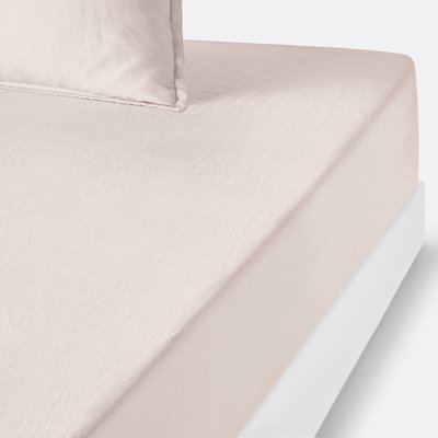 Drap housse lin lavé, bonnet 35 cm, Linot LA REDOUTE INTERIEURS