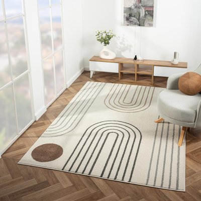 Tapis salon et chambre tissé motif géométrique RERAND UN AMOUR DE TAPIS