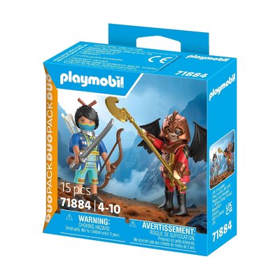Chevalier Novelmore Contre Raider Burnham PLAYMOBIL