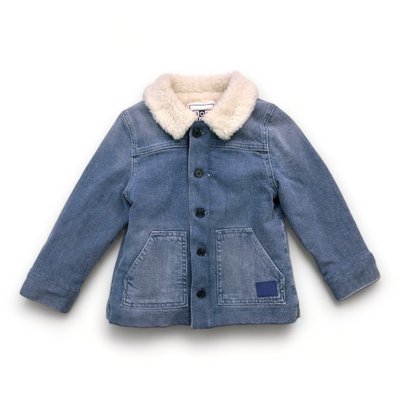 Blouson en jean fourré clearance
