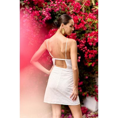 Robe courte droite uni RINDRA LA PETITE ETOILE