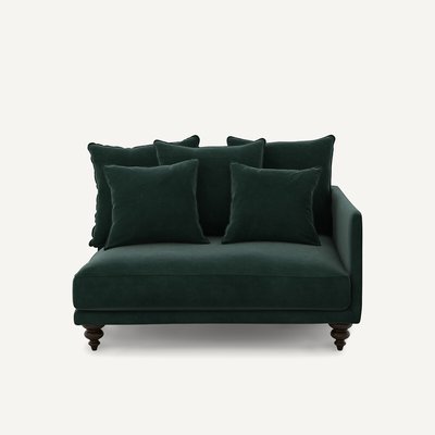 Demi canapé velours, Lazare AM.PM