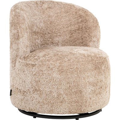 Fauteuil lounge enfant doux effet mouton pivotant naturel RECOLLECTION
