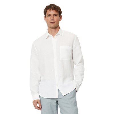 Chemise regular en pur lin MARC O'POLO