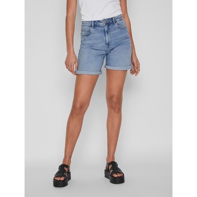 Short en jean, taille haute VILA