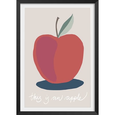 Affiche  apple-pomme HEXOA