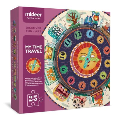 Puzzle auto-correcteur Horloge MIDEER