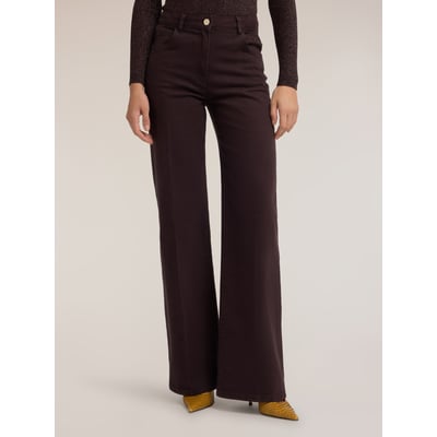 Pantalon palazzo à pli marqué MOTIVI