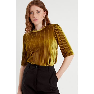 T-shirt velours plissé CACHE CACHE