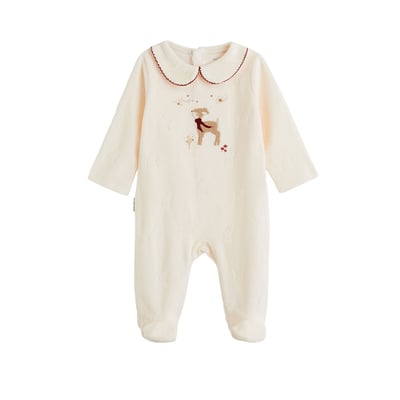Pyjama bébé en velours Grace PETIT BEGUIN