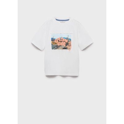 T-shirt coton imprimé MANGO KIDS