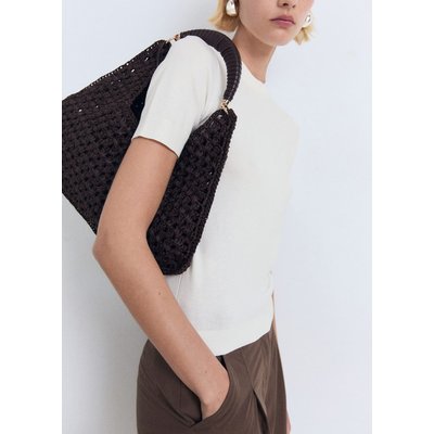 Pull-over maille fine manches courtes MANGO