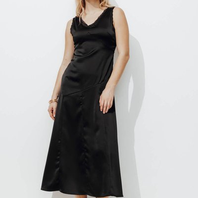 Robe longue satinée PROMOD