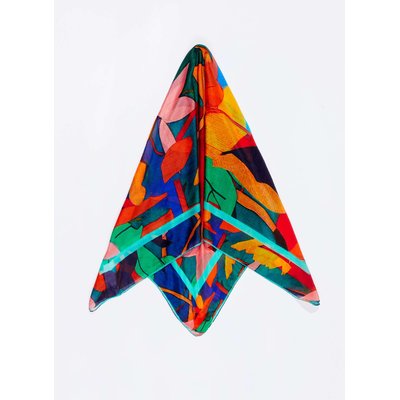 Foulard en soie imprimé CARRE LA FIANCÉE