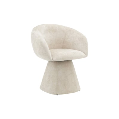 Fauteuil pivotant 180° tissu coton ASSIA SWEEEK