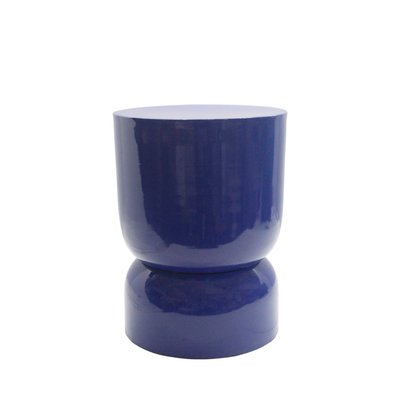 Table d'appoint ronde en métal ø32,5cm- LOLA DRAWER