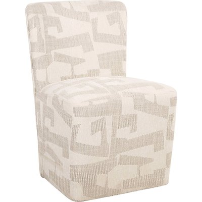 chaise design à roulettes motif  graffic pour salle à manger RECOLLECTION