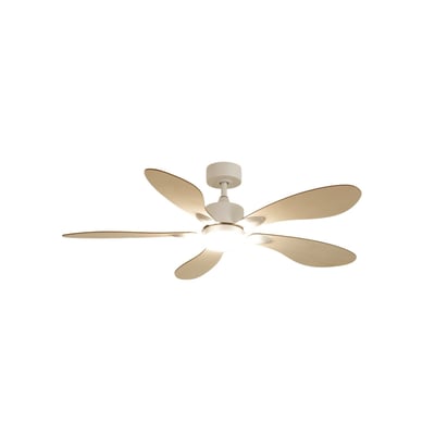 Plafonnier ventilateur en bois de peuplier LIBELLULE ATELIER LOUPIOTE