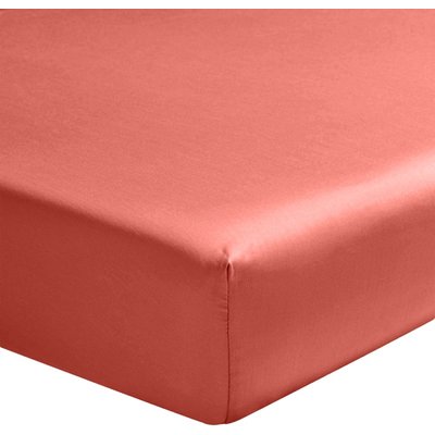 Drap housse satin de coton bonnet 30 cm uni C DESIGN HOME TEXTILE