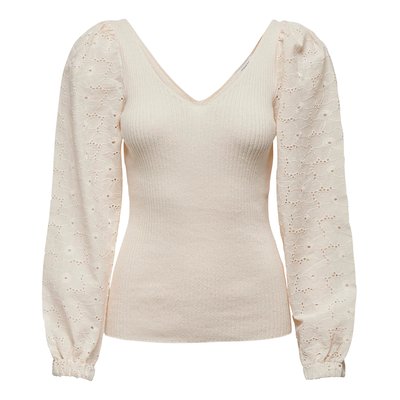 Pull coton col v ONLY