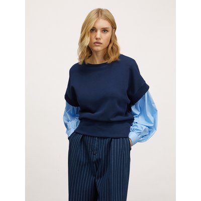 Sweat-shirt combiné à manches chemise MOTIVI