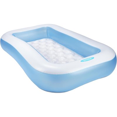 Pataugeoire rectangulaire 1 boudin pour petits enfants INTEX