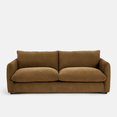 Canapé droit 2, 3 ou 4 places, en polyester chiné, YDE LA REDOUTE INTERIEURS