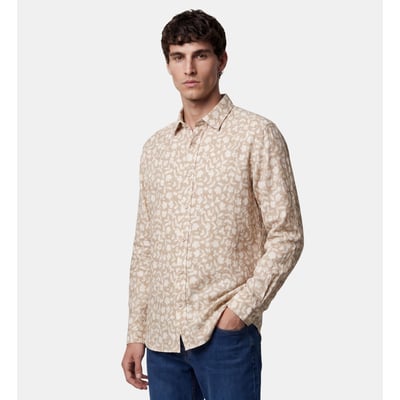 Chemise droite tilinpri fleurs lin GALERIES LAFAYETTE