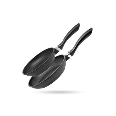 Lot de 2 poêles à frire ALUCAST ELO