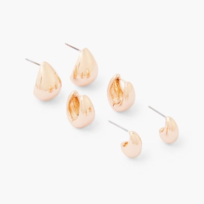 Set de 3 créoles gouttes BALABOOSTE