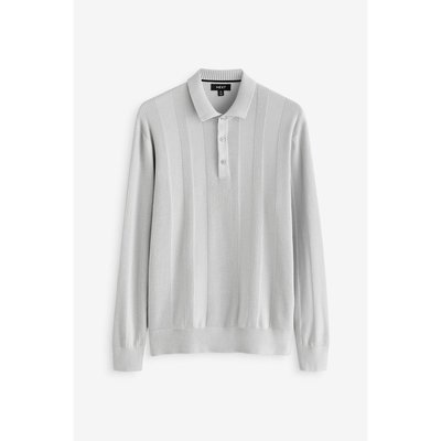 Polo texturé standard manches longues NEXT