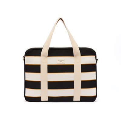Sac Ordinateur à Rayures Office Chic DRAEGER PARIS