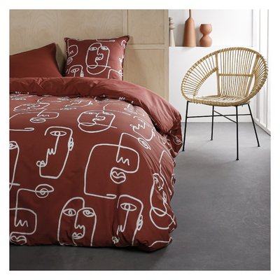 Parure de lit coton 2 personnes imprimé graphique SUNSHINE TODAY