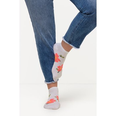 Chaussettes de sneakers, fleurs, tige courte ULLA POPKEN