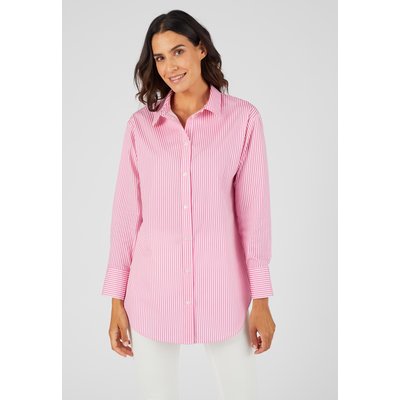 Maxi-chemise popeline rayée DAMART