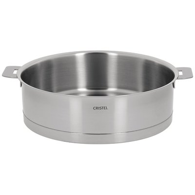 Sauteuse inox brossé à poignée amovible STRATE CRISTEL