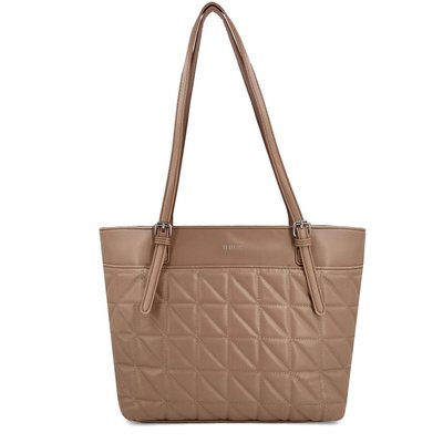Sac à main cabas anses longues BLEU CERISE