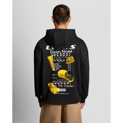 Sweat à capuche  Corner Market graphique LYLE & SCOTT