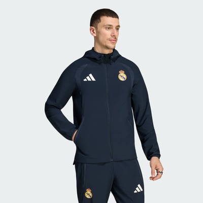 Coupe-Vent Zip Intégral Real Madrid Tiro Travel adidas Performance