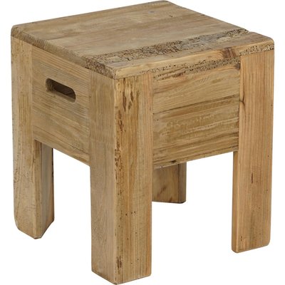 Table d'appoint en pin recyclé RECOLLECTION