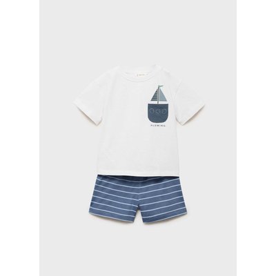 Lot pyjama court coton MANGO BABY