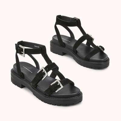 Sandales en cuir velours Hijoux COSMOPARIS