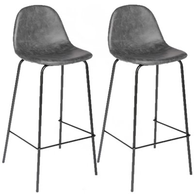 Lot de 2 Chaises de bar Vladi TOILINUX