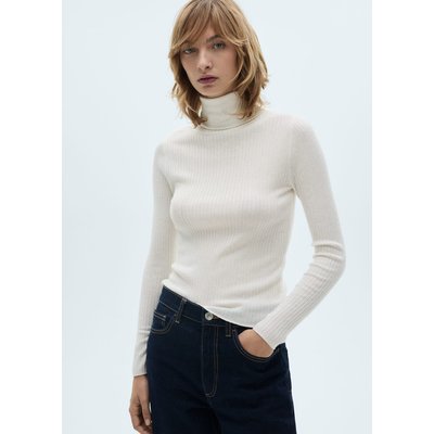 Pull-over laine mélangée col roulé MANGO