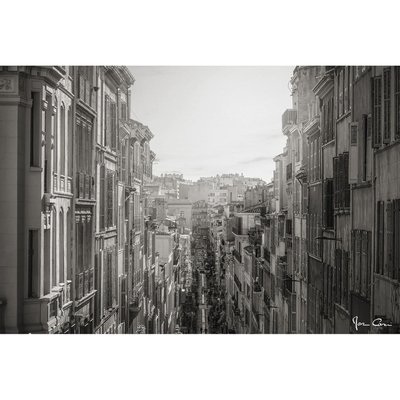 Tableau Mural Rue Estelle Noir Et Blanc CONTEMPORAIN URBAIN CEANOTHE