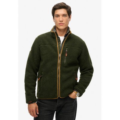 Teddyfleece-Jacke mit Reissverschluss SUPERDRY