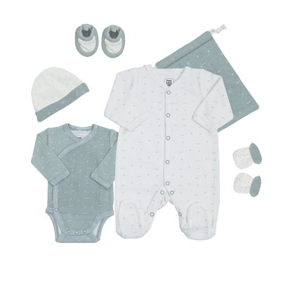 Trousseau de naissance - Vert sauge TROIS KILOS SEPT