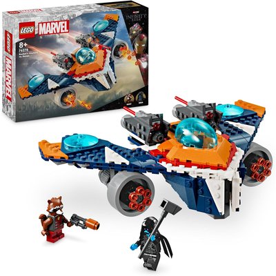 Le vaisseau spatial de Rocket contre Ronan LEGO