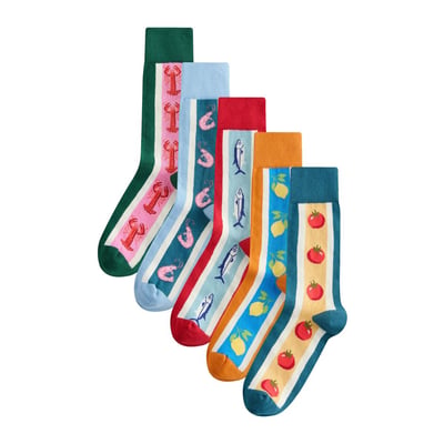 Chaussettes à motif, 5 paires NEXT