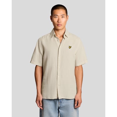 Chemise manches courtes en mélange de lin LYLE & SCOTT